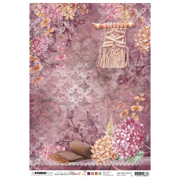 Studio Light Warm & Cozy A4 Rice Paper (JMA-WAC-RICE24)
